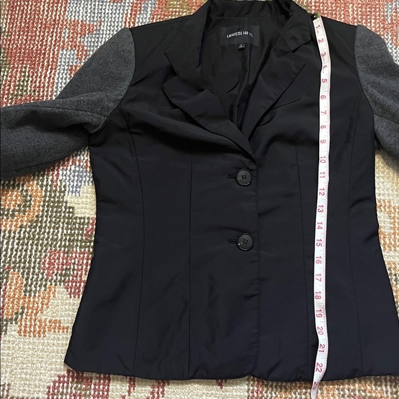 Lafayette 148 New York Wool Blend Black Blazer Size 2 - Picture 14 of 14